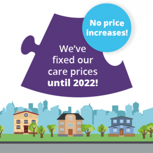 Our price promise - we've fixed our care prices until 2022!