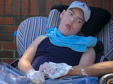 Adam continues to defy health barriers!