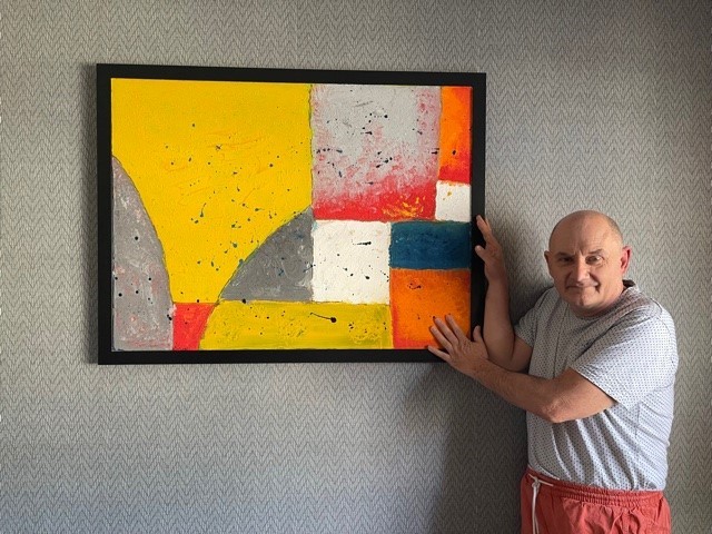 Spring art at West Road