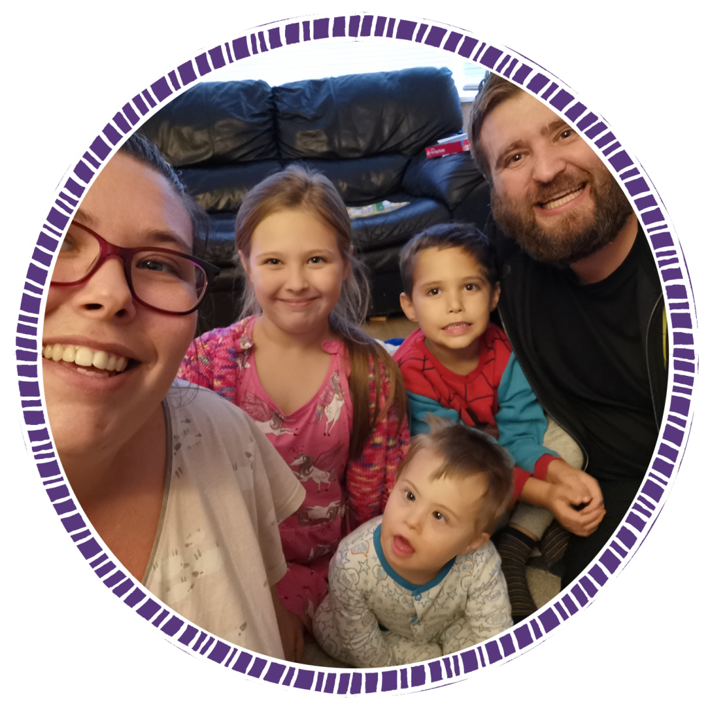 BAPs awards Newcomer Finalist - Image of Kerry-Ann and her family, mum behind Our Life Loving Lucas