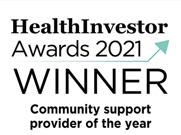 Voyage Care crowned Community Support Provider of the Year at the 2021 HealthInvestor Awards!