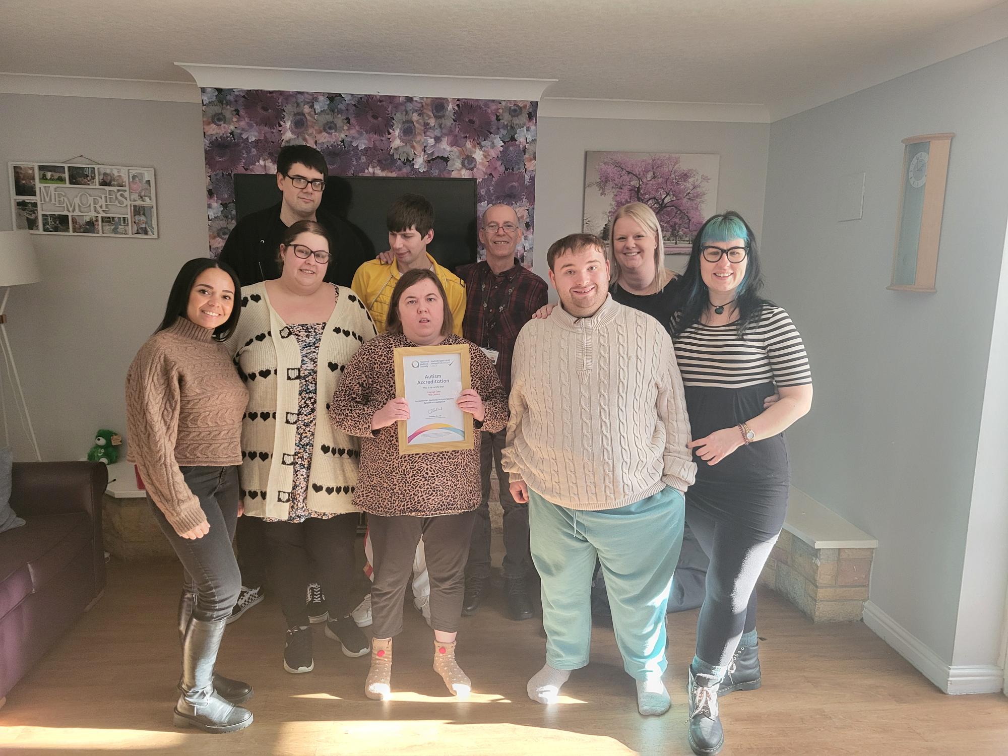 The Cedars celebrate Advanced National Autistic Society (NAS) accreditation!